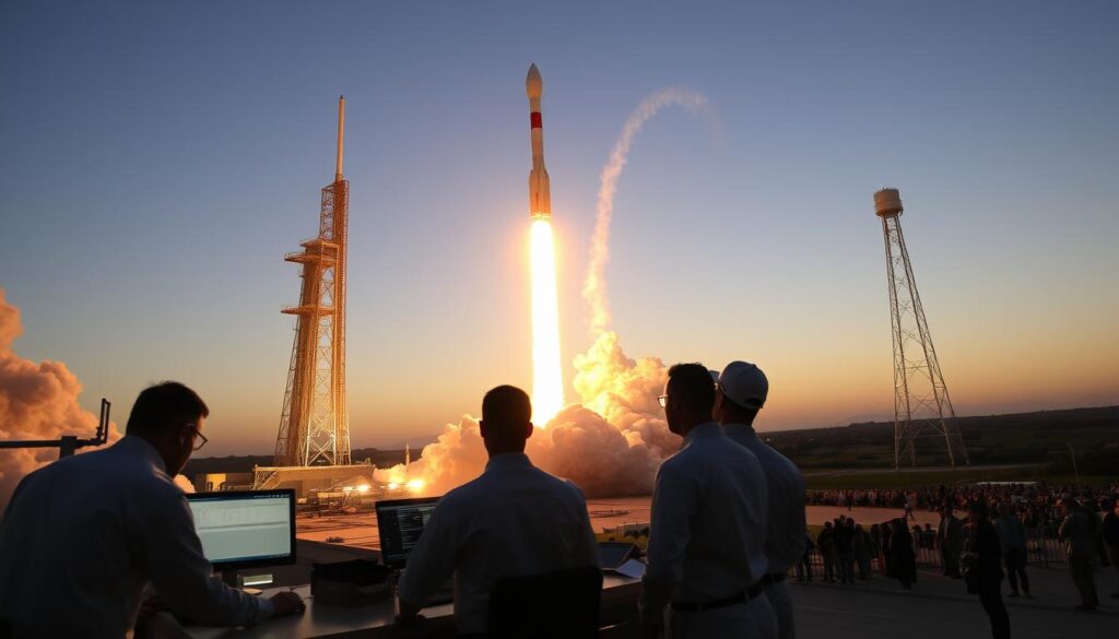 Proses Peluncuran Satelit Observasi Cuaca Nasional